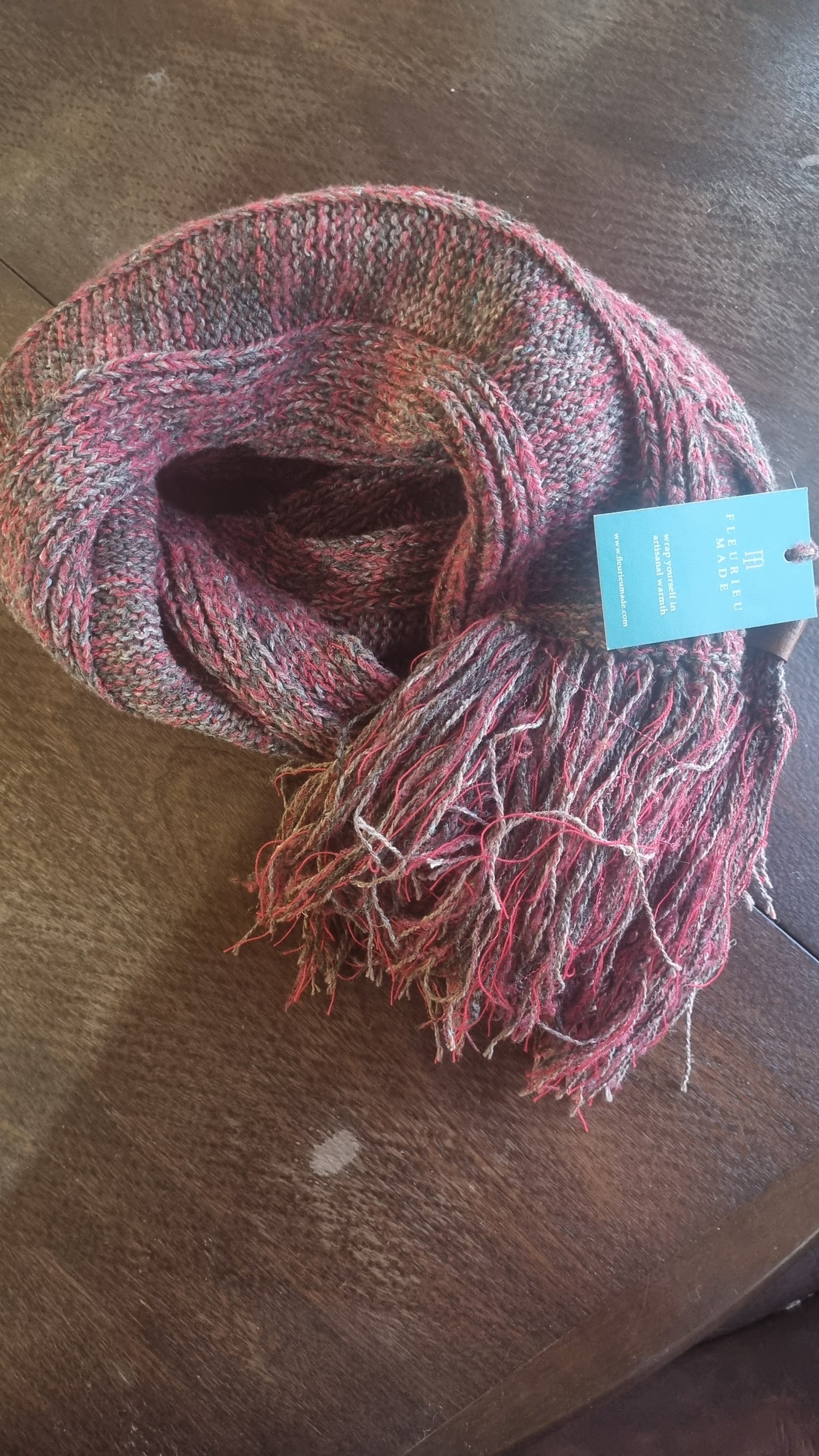 Milano-English Rib Fringed Scarf