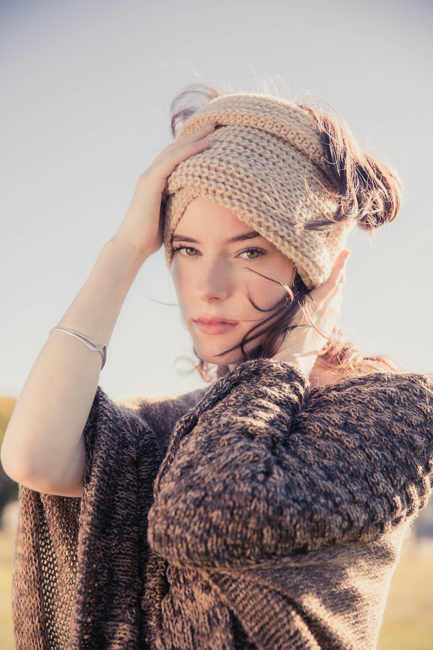 Chunky Knit Rib Cowl