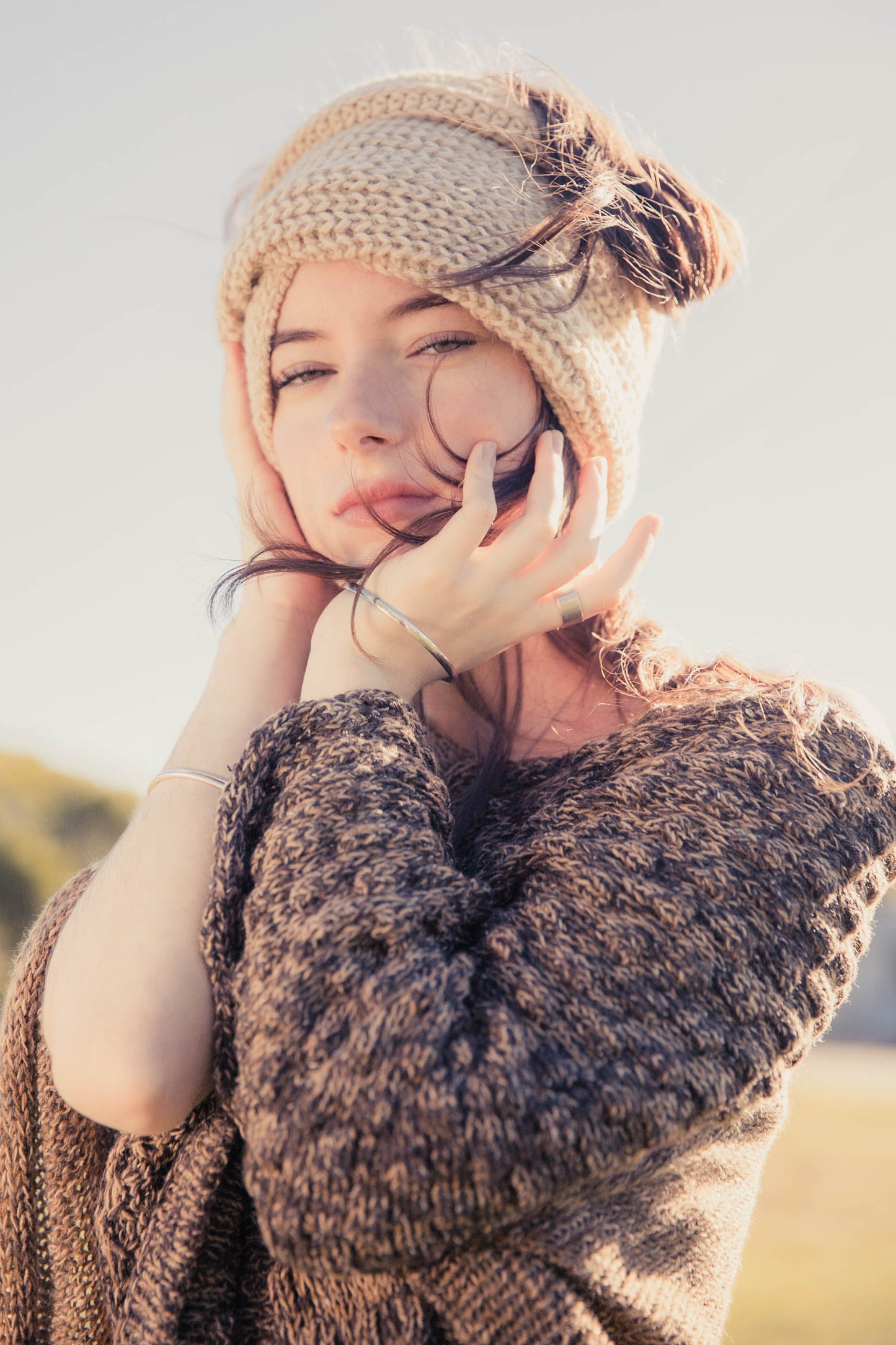 Chunky Knit Rib Cowl