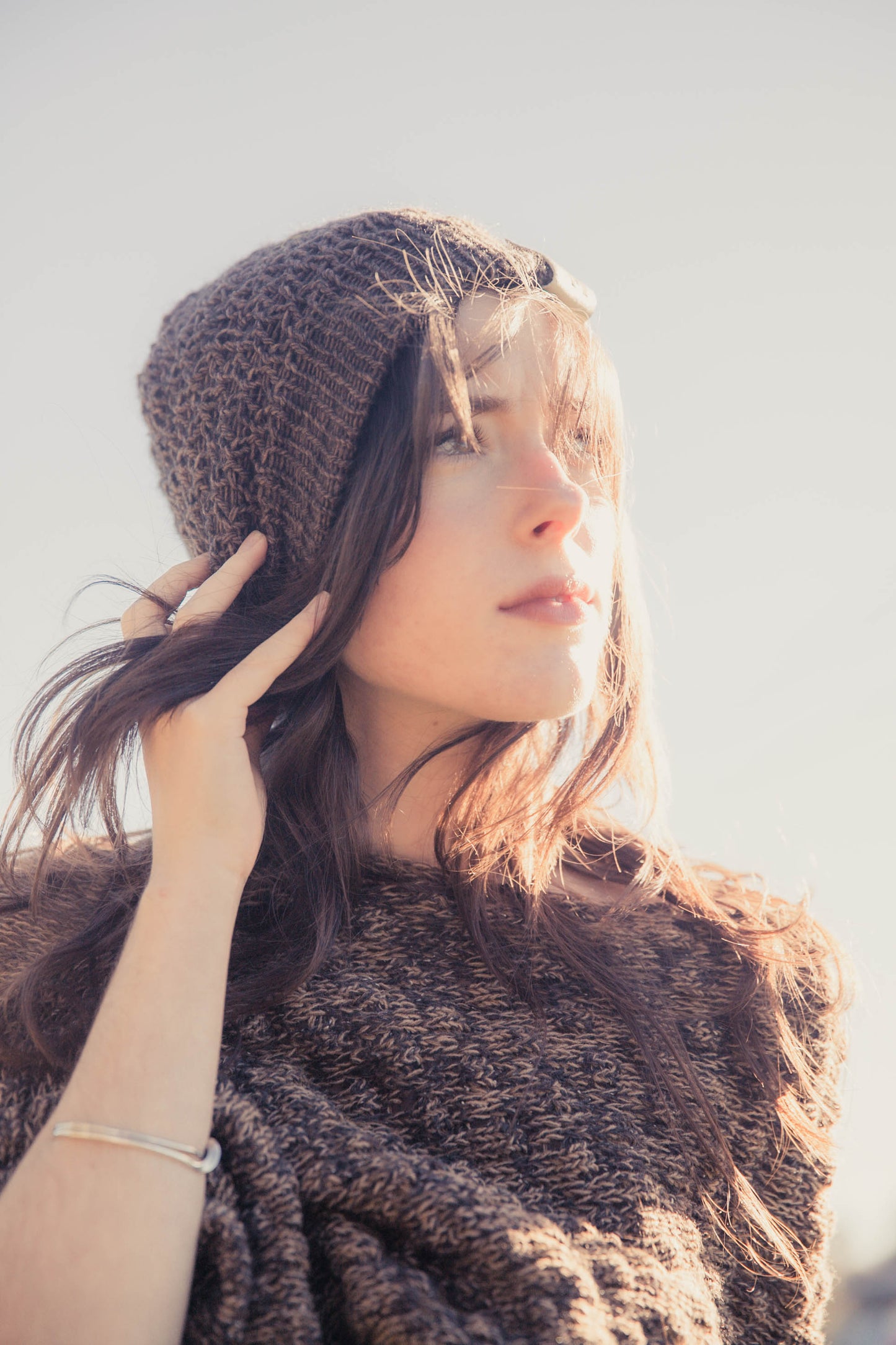 Chunky Tuck Knit Poncho