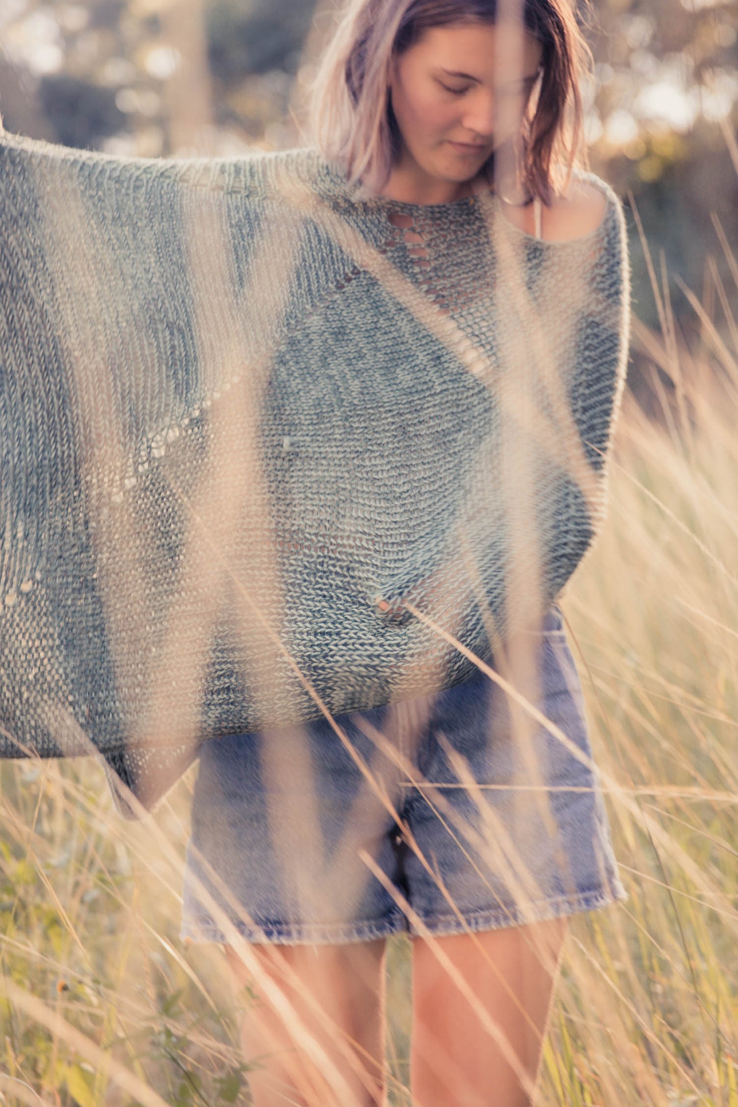 One Off Styled Wool poncho